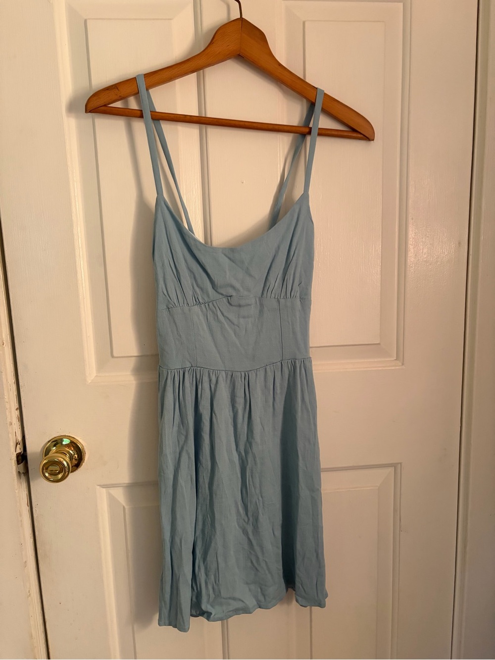 Light Blue Spaghetti Strap Women’s Dress